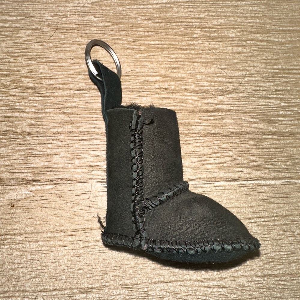 UGG Black Boot Keychain